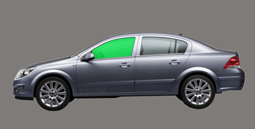 Afbeelding van Zijruit links Opel Astra sedan