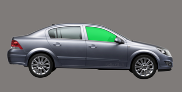 Afbeelding van Zijruit rechts Opel Astra sedan