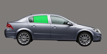 Afbeelding van Zijruit rechts Opel Astra sedan