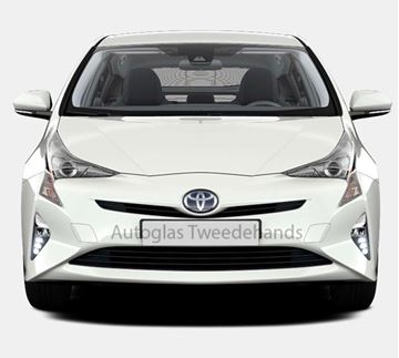 Afbeelding van Voorruit Toyota Prius met sensor en camera en antenne
