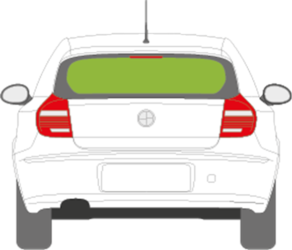 Afbeelding van Achterruit BMW 1-serie 3 deurs