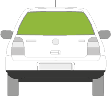 Afbeelding van Achterruit Volkswagen Lupo