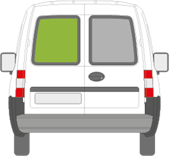 Afbeelding van Achterruit links Opel Combo (getint)