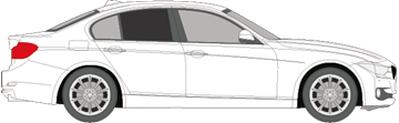 Afbeelding van Zijruit rechts BMW 3-serie sedan (DONKERE RUIT)