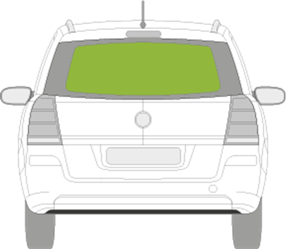 Afbeelding van Achterruit Opel Zafira 