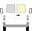 Afbeelding van Achterruit rechts Mercedes Sprinter helder/niet verwarmd