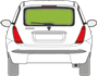 Afbeelding van Achterruit Lancia Ypsilon