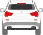 Afbeelding van Achterruit BMW X3 (DONKERE RUIT)