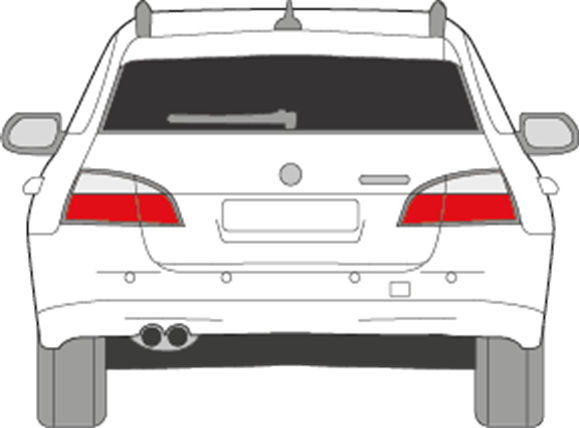Afbeelding van Achterruit BMW 5-serie break (DONKERE RUIT)
