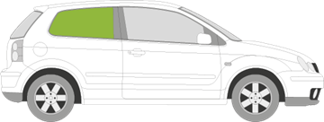 Afbeelding van Zijruit rechts Volkswagen Polo 3 deurs 