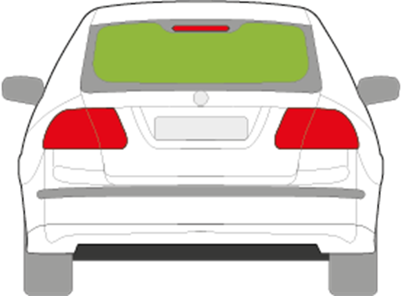 Afbeelding van Achterruit Saab 9.3 sedan