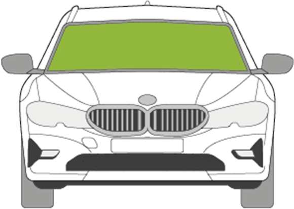 Afbeelding van Voorruit BMW 3-serie break sensor/grote camera/HUD