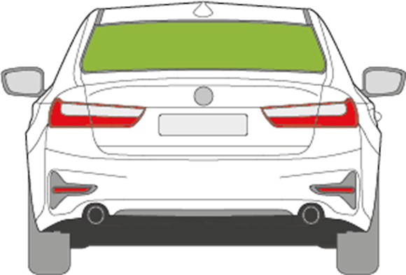Afbeelding van Achterruit BMW 3-serie sedan