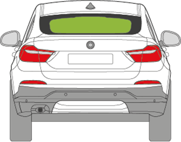 Afbeelding van Achterruit BMW X4