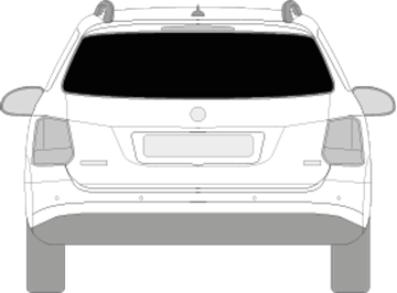 Afbeelding van Achterruit Volkswagen Golf break (DONKERE RUIT)