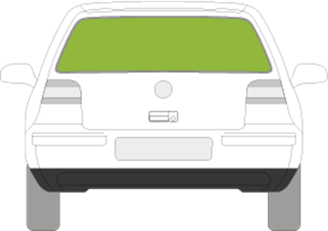 Afbeelding van Achterruit Volkswagen Golf 3-deurs 