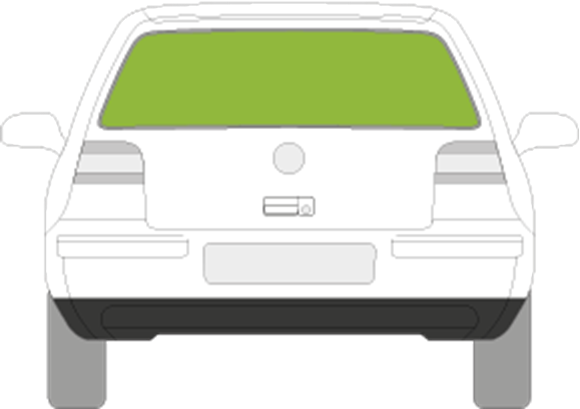 Afbeelding van Achterruit Volkswagen Golf 5-deurs 