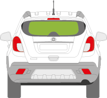 Afbeelding van Achterruit Opel Mokka 