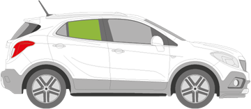 Afbeelding van Zijruit rechts Opel Mokka 