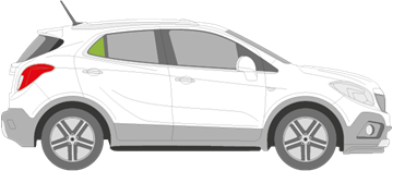 Afbeelding van Zijruit rechts Opel Mokka 