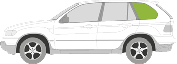 Afbeelding van Zijruit links BMW X5 