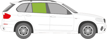 Afbeelding van Zijruit rechts BMW X5 
