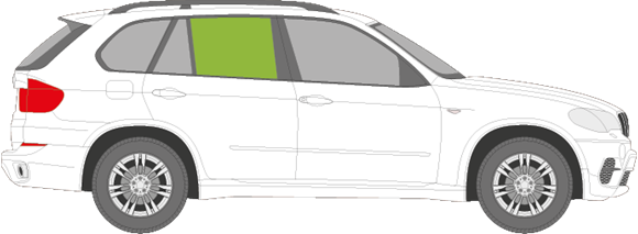 Afbeelding van Zijruit rechts BMW X5 
