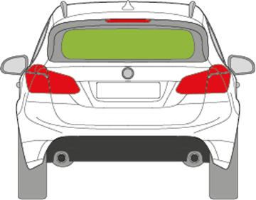Afbeelding van Achterruit BMW 2-serie Active Tourer