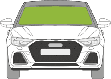 Afbeelding van Voorruit Audi A1 2018-2020 sensor/camera