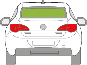 Afbeelding van Achterruit Opel Astra sedan