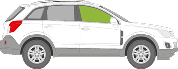 Afbeelding van Zijruit rechts Opel Antara 