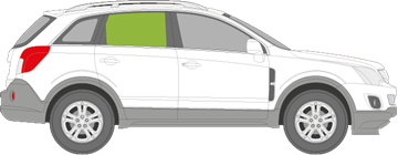 Afbeelding van Zijruit rechts Opel Antara 
