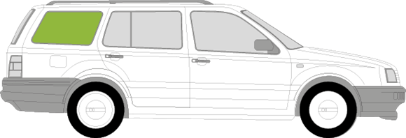 Afbeelding van Zijruit rechts Volkswagen Golf break