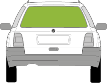 Afbeelding van Achterruit Volkswagen Golf break