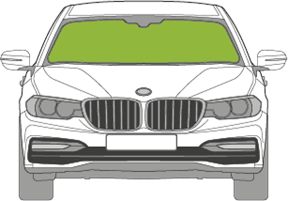 Afbeelding van Voorruit BMW 5-serie break 2020- sensor 1x camera HUD