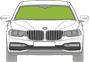 Afbeelding van Voorruit BMW 5-serie break 2020- sensor 1x camera HUD