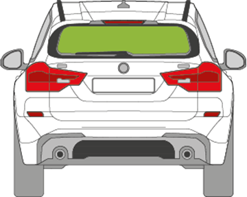 Afbeelding van Achterruit BMW X3