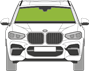 Afbeelding van Voorruit BMW X3 sensor 3x camera