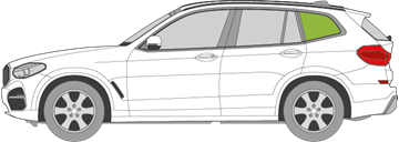 Afbeelding van Zijruit links BMW iX3 