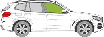 Afbeelding van Zijruit rechts BMW X3
