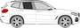 Afbeelding van Zijruit rechts BMW iX3 (DONKERE RUIT)