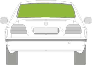 Afbeelding van Achterruit BMW 5-serie sedan