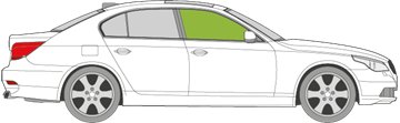 Afbeelding van Zijruit rechts BMW 5-serie sedan