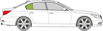 Afbeelding van Zijruit rechts BMW 5-serie sedan