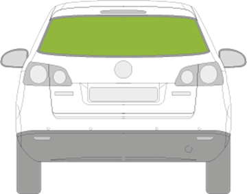 Afbeelding van Achterruit Volkswagen Golf Plus