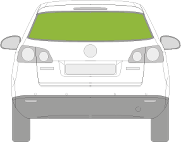 Afbeelding van Achterruit Volkswagen Golf Plus