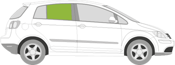 Afbeelding van Zijruit rechts Volkswagen Golf Plus