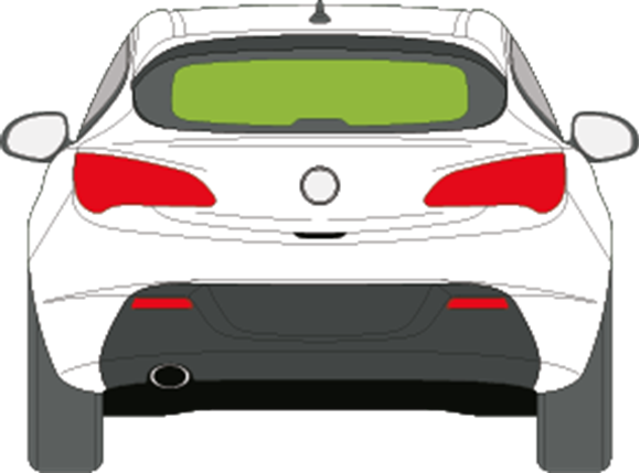 Afbeelding van Achterruit Opel Astra GTC