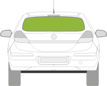 Afbeelding van Achterruit Opel Astra GTC 