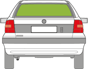 Afbeelding van Achterruit Opel Astra sedan